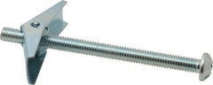 Value Collection - 3/8" Screw, 3/8" Diam, 5" Long, Toggle Bolt Drywall & Hollow Wall Anchor - 3/8" Drill, Zinc Plated, Steel, Use in Concrete, & Masonry, Hollow Tile, Plaster & Wallboard - A1 Tooling