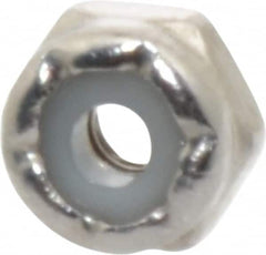 Value Collection - #4-40 UNC 18-8 Hex Lock Nut with Nylon Insert - 1/4" Width Across Flats, 5/32" High - A1 Tooling