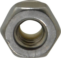 Value Collection - #10-32 UNF 18-8 Hex Lock Nut with Nylon Insert - 3/8" Width Across Flats, 1/4" High - A1 Tooling