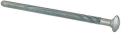 Value Collection - 3/8-16 UNC 7" Length Under Head, Standard Square Neck, Carriage Bolt - Grade 2 Steel, Zinc-Plated Finish - A1 Tooling