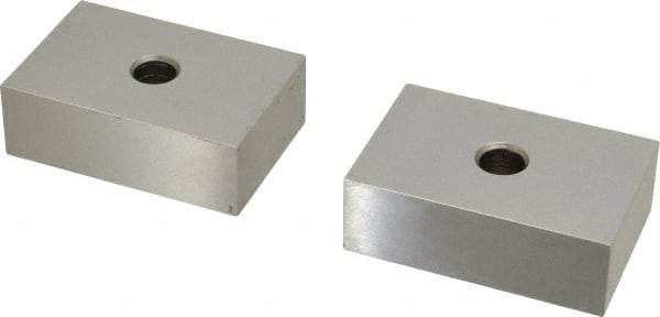 Suburban Tool - 0.0001 Squareness Per Inch, Hardened Steel, 1-2-3 Block with 1 Hole Setup Block - 3/8 - 16 Inch Tapped Hole Size, Sold As Matched Pair - A1 Tooling