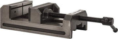 Palmgren - 6" Jaw Opening Capacity x 2" Throat Depth, Horizontal Drill Press Vise - 6" Wide Jaw, Stationary Base, Standard Speed, 11-15/16" OAL x 3-1/2" Overall Height - A1 Tooling