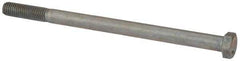 Value Collection - 1/2-13 UNC, 8" Length Under Head Hex Head Cap Screw - Partially Threaded, Grade 2 Steel, Zinc-Plated Finish, 3/4" Hex - A1 Tooling