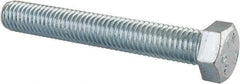 Value Collection - 1/2-13 UNC, 3-1/2" Length Under Head Hex Head Cap Screw - Fully Threaded, Grade 2 Steel, Zinc-Plated Finish, 3/4" Hex - A1 Tooling