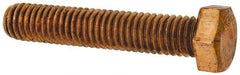 Value Collection - 3/8-16 UNC, 2" Length Under Head Hex Head Cap Screw - Silicon Bronze, 9/16" Hex - A1 Tooling