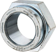 Value Collection - 1-1/2 - 12 UNF Grade C Hex Lock Nut with Distorted Thread - 2-1/4" Width Across Flats, 1-5/16" High, Cadmium Clear-Plated Finish - A1 Tooling