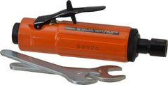 Dotco - 1/4" Collet, Straight Handle, Straight Air Die Grinder - 23,000 RPM, Rear Exhaust, 37 CFM, 0.9 hp, 90 psi, 1/4" Inlet - A1 Tooling