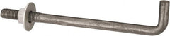 Value Collection - 1/2-13, 8" OAL Bent Anchor Bolt - Grade 2 Steel - A1 Tooling