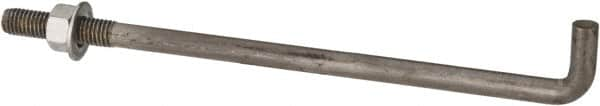 Value Collection - 1/2-13, 10" OAL Bent Anchor Bolt - Grade 2 Steel - A1 Tooling