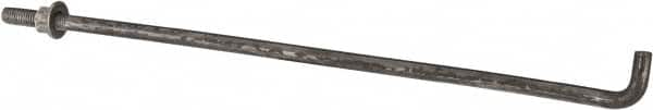 Value Collection - 1/2-13, 18" OAL Bent Anchor Bolt - Grade 2 Steel - A1 Tooling