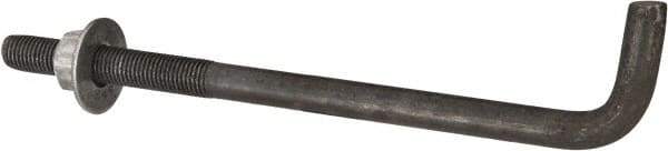 Value Collection - 1-8, 18" OAL Bent Anchor Bolt - Grade 2 Steel - A1 Tooling