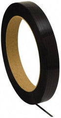 Made in USA - 7,200' Long x 1/2" Wide, Coil Case Plastic Strapping - 500 Lb Capacity, 0.02" Thick - A1 Tooling