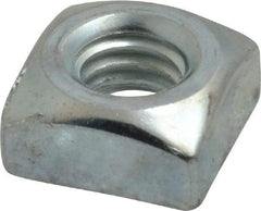 Value Collection - 5/16-18 Steel Square Nut - Zinc Plated, 9/16" Square Width x 17/64" Overall Height - A1 Tooling