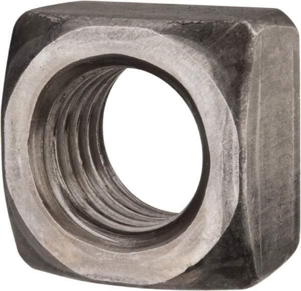 Value Collection - 7/8-9 Steel Square Nut - Uncoated, 1-5/16" Square Width x 49/64" Overall Height - A1 Tooling