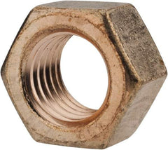 Value Collection - 7/8-9 UN Silicon Bronze Right Hand Hex Nut - 1-5/16" Across Flats, 3/4" High, Uncoated - A1 Tooling