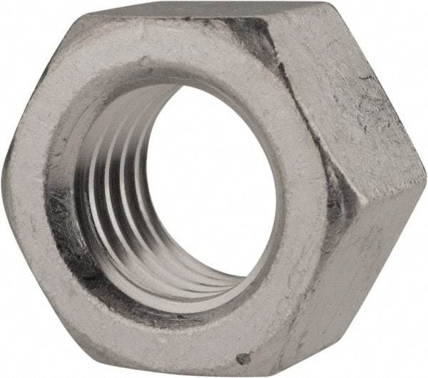 Value Collection - 3/4-10 UN Aluminum Right Hand Hex Nut - 1-1/8" Across Flats, 41/64" High, Uncoated - A1 Tooling