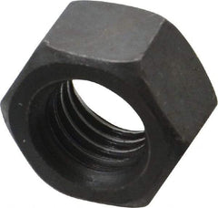 Value Collection - 5/8-11 UNC Steel Right Hand Hex Nut - 15/16" Across Flats, 35/64" High, Black Oxide Finish - A1 Tooling