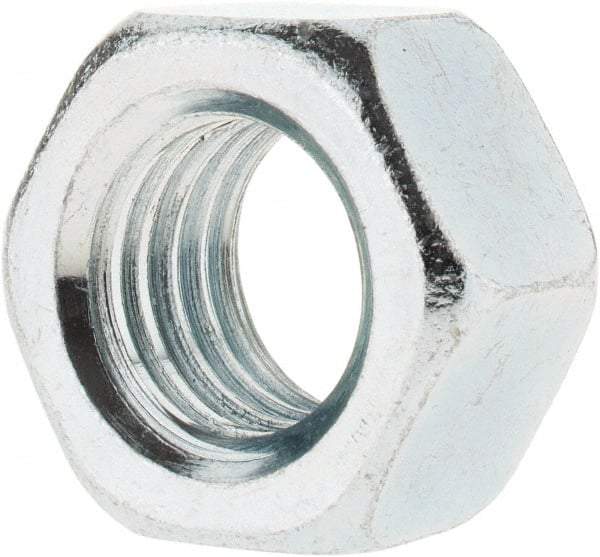 Value Collection - 3/4-10 UNC Steel Right Hand Hex Nut - 1-1/8" Across Flats, 41/64" High, Zinc-Plated Finish - A1 Tooling