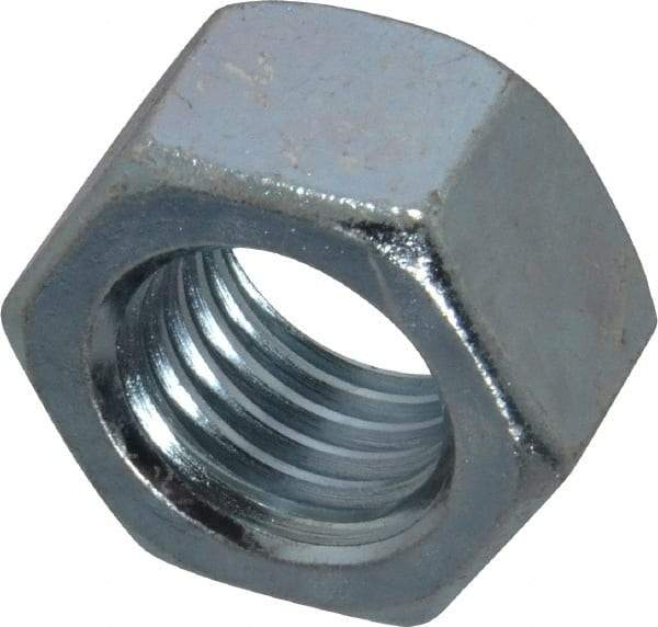 Value Collection - 7/8-9 UNC Steel Right Hand Hex Nut - 1-5/16" Across Flats, 3/4" High, Zinc-Plated Finish - A1 Tooling