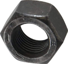 Value Collection - 9/16-18 UNF Steel Right Hand Hex Nut - 7/8" Across Flats, 31/64" High, Uncoated - A1 Tooling