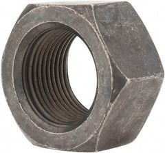 Value Collection - 1-14 UNS Steel Right Hand Hex Nut - 1-1/2" Across Flats, 55/64" High, Black Oxide Finish - A1 Tooling