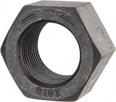 Value Collection - 1-1/8 - 12 UN Steel Right Hand Hex Nut - 1-11/16" Across Flats, 31/32" High, Uncoated - A1 Tooling