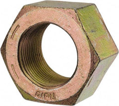 Value Collection - 1-3/8 - 12 UN Steel Right Hand Hex Nut - 2-1/16" Across Flats, 1-11/64" High, Zinc Yellow Dichromate Finish - A1 Tooling