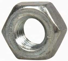 Value Collection - 1/4-28 UNF Steel Right Hand Hex Nut - 7/16" Across Flats, 7/32" High, Zinc-Plated Finish - A1 Tooling