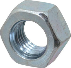 Value Collection - 5/16-24 UNF Steel Right Hand Hex Nut - 1/2" Across Flats, 17/64" High, Zinc-Plated Finish - A1 Tooling