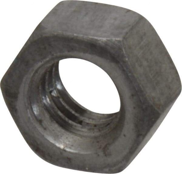 Value Collection - 5/16-18 UNC Steel Right Hand Hex Nut - 1/2" Across Flats, 0.2656" High, Uncoated - A1 Tooling