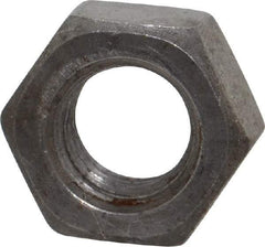 Value Collection - 7/16-14 UNC Steel Right Hand Hex Nut - 11/16" Across Flats, 3/8" High, Uncoated - A1 Tooling