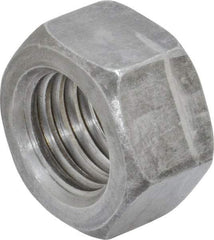 Value Collection - 1-8 UNC Steel Right Hand Hex Nut - 1-1/2" Across Flats, 0.8594" High, Uncoated - A1 Tooling