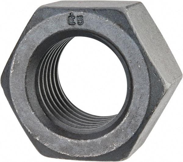 Value Collection - 1-5/8 - 5-1/2 UNC Steel Right Hand Hex Nut - 2-7/16" Across Flats, 1-25/64" High, Uncoated - A1 Tooling