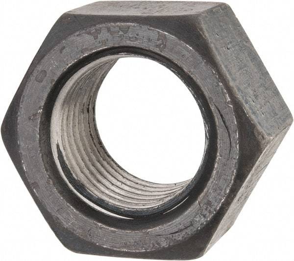 Value Collection - 1-7/8 - 5 UN Steel Right Hand Hex Nut - 2-3/4" Across Flats, 1-3/4" High, Uncoated - A1 Tooling