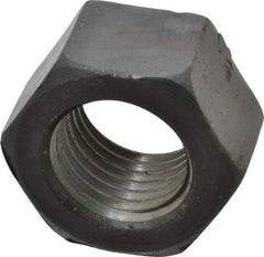 Value Collection - 2 - 4-1/2 UNC Steel Right Hand Hex Nut - 3" Across Flats, 1-23/32" High, Uncoated - A1 Tooling