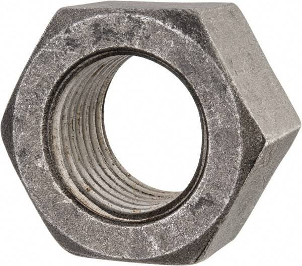 Value Collection - 2-1/2 - 4 UNC Steel Right Hand Hex Nut - 3-3/4" Across Flats, 2-9/64" High, Uncoated - A1 Tooling