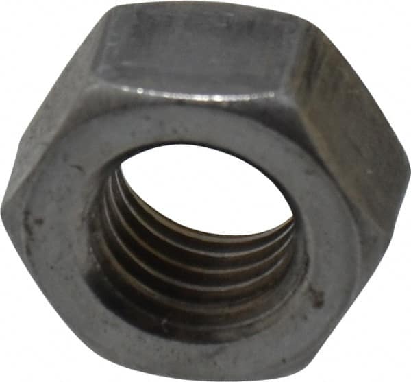 Value Collection - 5/16-24 UNF Steel Right Hand Hex Nut - 1/2" Across Flats, 0.2656" High, Uncoated - A1 Tooling