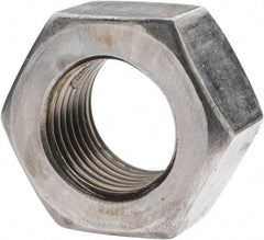 Value Collection - 9/16-18 UN Steel Right Hand Hex Nut - 7/8" Across Flats, 31/64" High, Uncoated - A1 Tooling