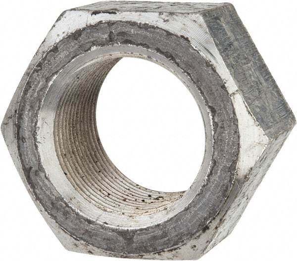 Value Collection - 1-3/8 - 12 UNF Steel Right Hand Hex Nut - 2-1/16" Across Flats, 1.1719" High, Uncoated - A1 Tooling