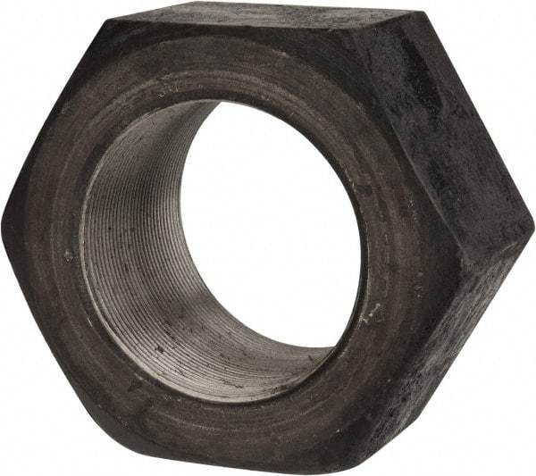 Value Collection - 3-12 UN Steel Right Hand Hex Nut - 4-1/2" Across Flats, 2-37/64" High, Uncoated - A1 Tooling