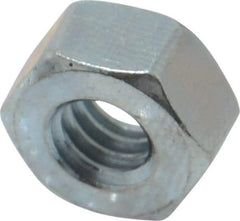 Value Collection - 1/4-20 UNC Steel Left Hand Hex Nut - 7/16" Across Flats, 7/32" High, Uncoated - A1 Tooling