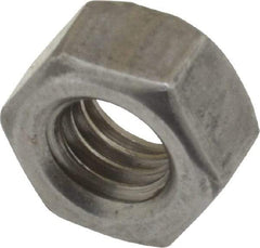 Value Collection - 5/16-18 UNC Steel Left Hand Hex Nut - 1/2" Across Flats, 17/64" High, Uncoated - A1 Tooling