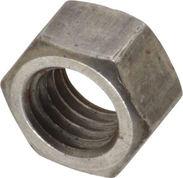 Value Collection - 1/2-13 UNC Steel Left Hand Hex Nut - 3/4" Across Flats, 7/16" High, Uncoated - A1 Tooling