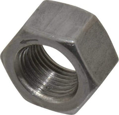 Value Collection - 5/8-18 UNF Steel Left Hand Hex Nut - 15/16" Across Flats, 35/64" High, Uncoated - A1 Tooling