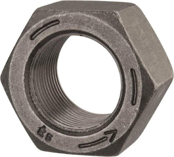 Value Collection - 1-1/4 - 12 UNF Steel Left Hand Hex Nut - 1-7/8" Across Flats, 1-1/16" High, Uncoated - A1 Tooling