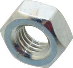 Value Collection - M10x1.50 Metric Coarse Steel Right Hand Hex Nut - 17mm Across Flats, 8mm High, Zinc-Plated Finish - A1 Tooling