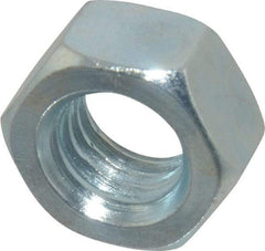 Value Collection - M12x1.75 Metric Coarse Steel Right Hand Hex Nut - 19mm Across Flats, 10mm High, Zinc-Plated Finish - A1 Tooling