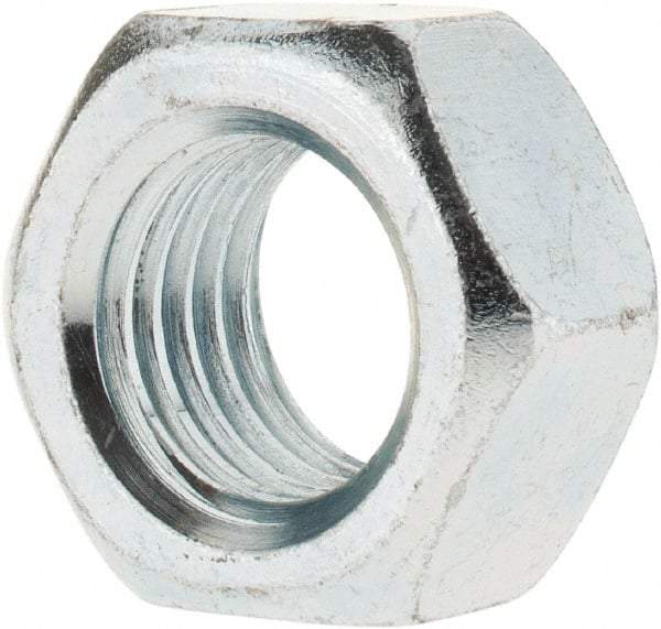 Value Collection - M20x2.50 Steel Right Hand Hex Nut - 30mm Across Flats, 16mm High, Zinc-Plated Finish - A1 Tooling