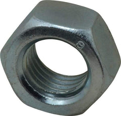 Value Collection - M24x3.00 Steel Right Hand Hex Nut - 36mm Across Flats, 19mm High, Zinc-Plated Finish - A1 Tooling