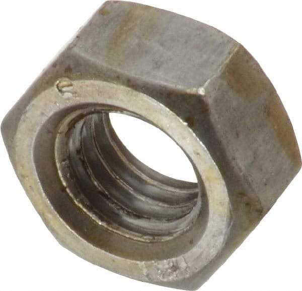 Value Collection - M8x1.25 Steel Right Hand Hex Nut - 13mm Across Flats, 6.5mm High, Uncoated - A1 Tooling